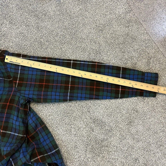 VTG L.L. Bean Traditional Fit Flannel Shirt Mens 2XL Tall Red Green Plaid 228066 - Picture 6 of 6